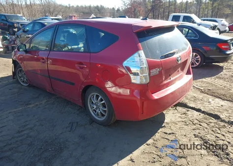 2012 Toyota Prius V Three from USA, damaged, VIN JTDZN3EUXC3029188
